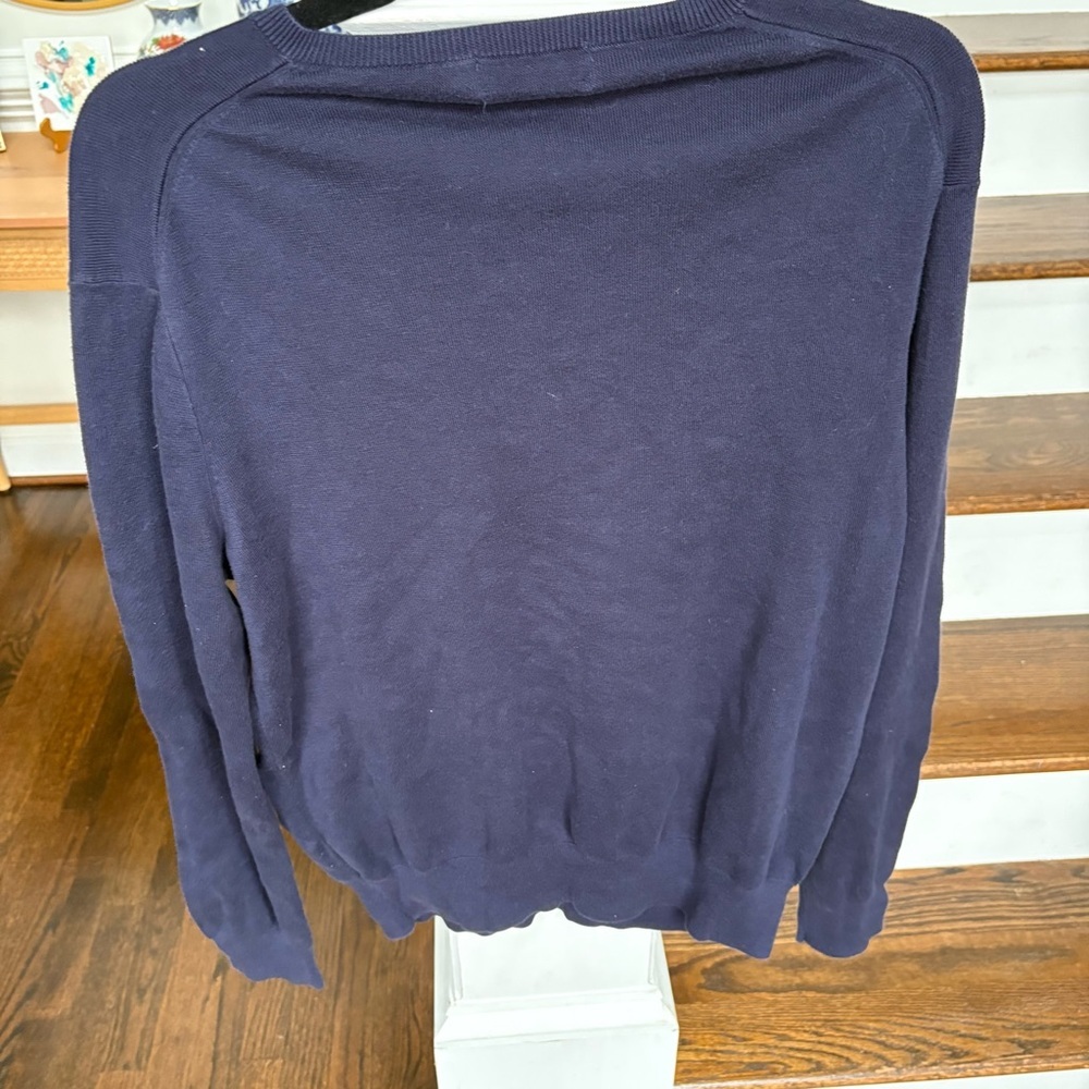 Polo by Ralph Lauren Men's Navy Sweater - Size Large - Picture 4 of 5